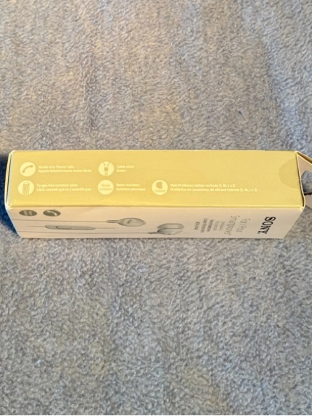 Sony White In-Ear Headphones with Inline Remote